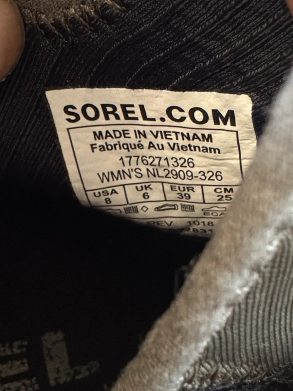 Sorel Women's Slip-On Knit Sneaker in Black and Gray - Picture 12 of 16
